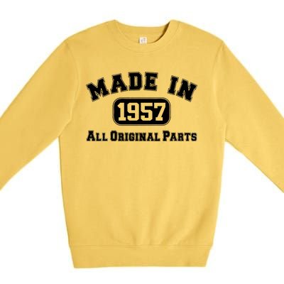 Made In 1957 All Original Parts Premium Crewneck Sweatshirt