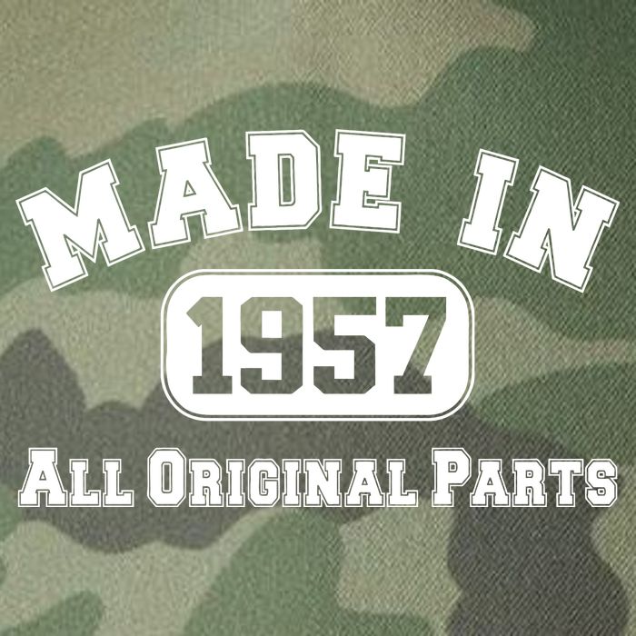 Made In 1957 All Original Parts Legacy Tie Dye Trucker Hat