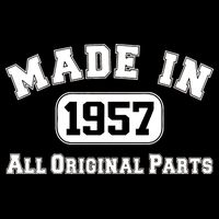 Made In 1957 All Original Parts Flexfit Unipanel Trucker Cap