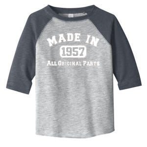 Made In 1957 All Original Parts Toddler Fine Jersey T-Shirt