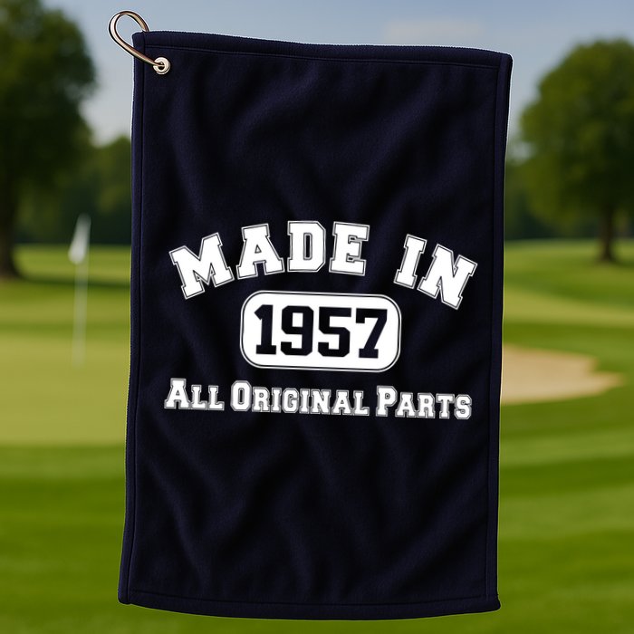 Made In 1957 All Original Parts Golf Towel