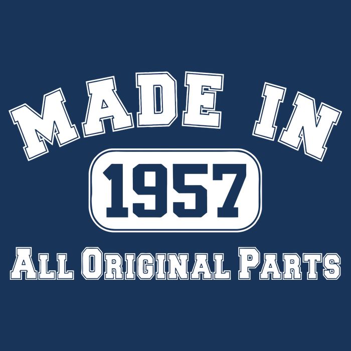 Made In 1957 All Original Parts Kids T-Shirt