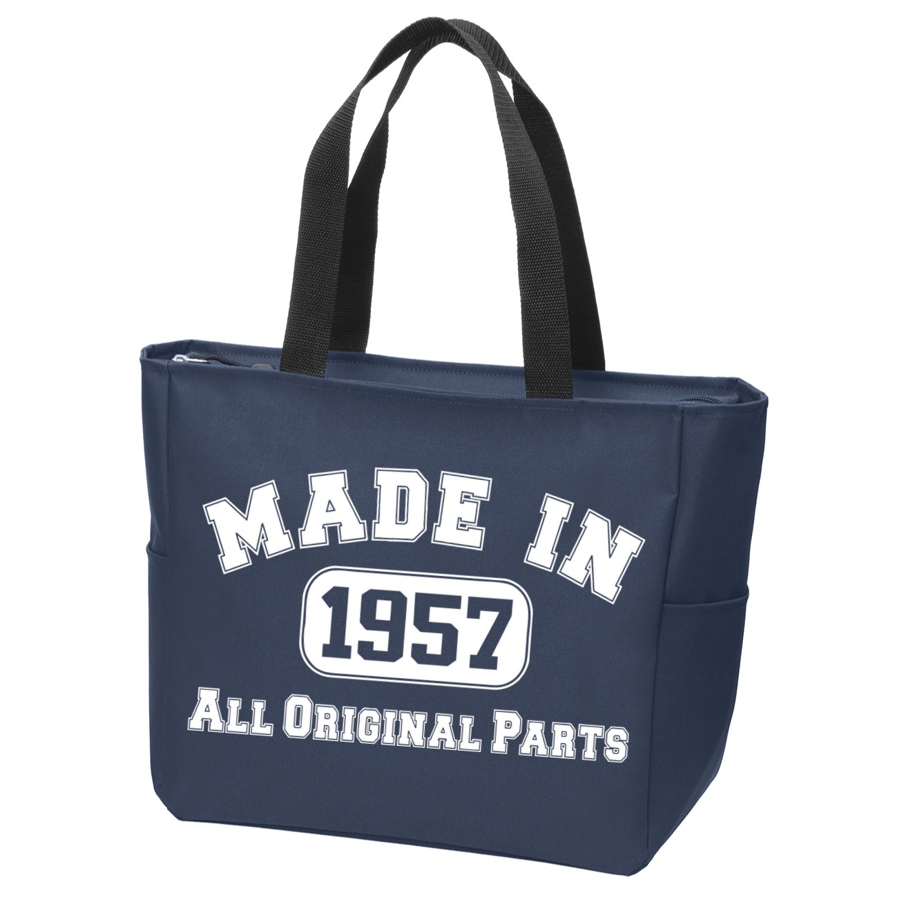 Made In 1957 All Original Parts Zip Tote Bag