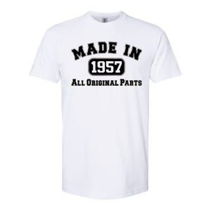 Made In 1957 All Original Parts Softstyle CVC T-Shirt