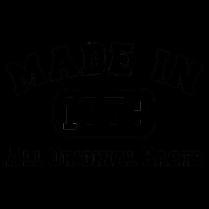 Made In 1958 All Original Parts Mug