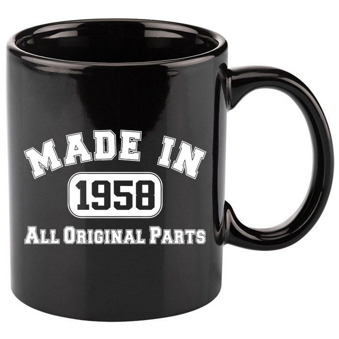 Made In 1958 All Original Parts 11oz C Handle Ceramic Mug