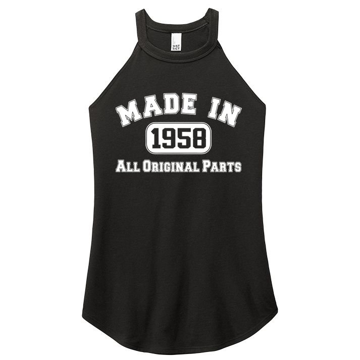 Made In 1958 All Original Parts Women's Perfect Tri Rocker Tank