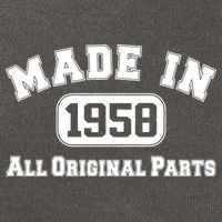 Made In 1958 All Original Parts Cotton Canvas Backpack