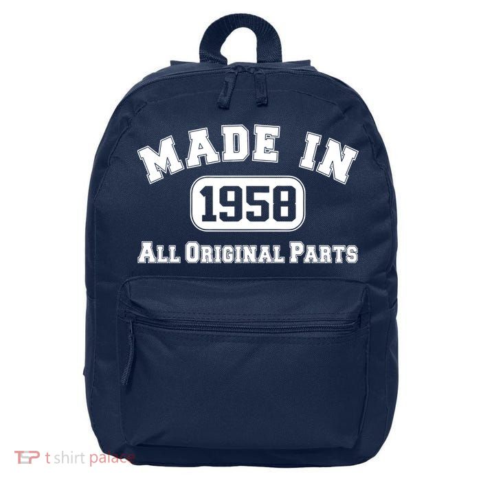 Made In 1958 All Original Parts 16 in Basic Backpack