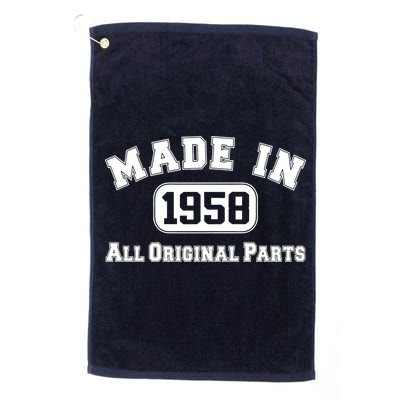 Made In 1958 All Original Parts Golf Towel