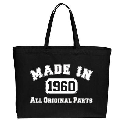 Made In 1960 All Original Parts Cotton Canvas Jumbo Tote