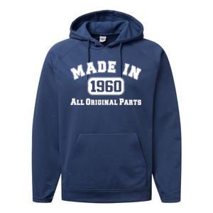 Made In 1960 All Original Parts Performance Fleece Hoodie