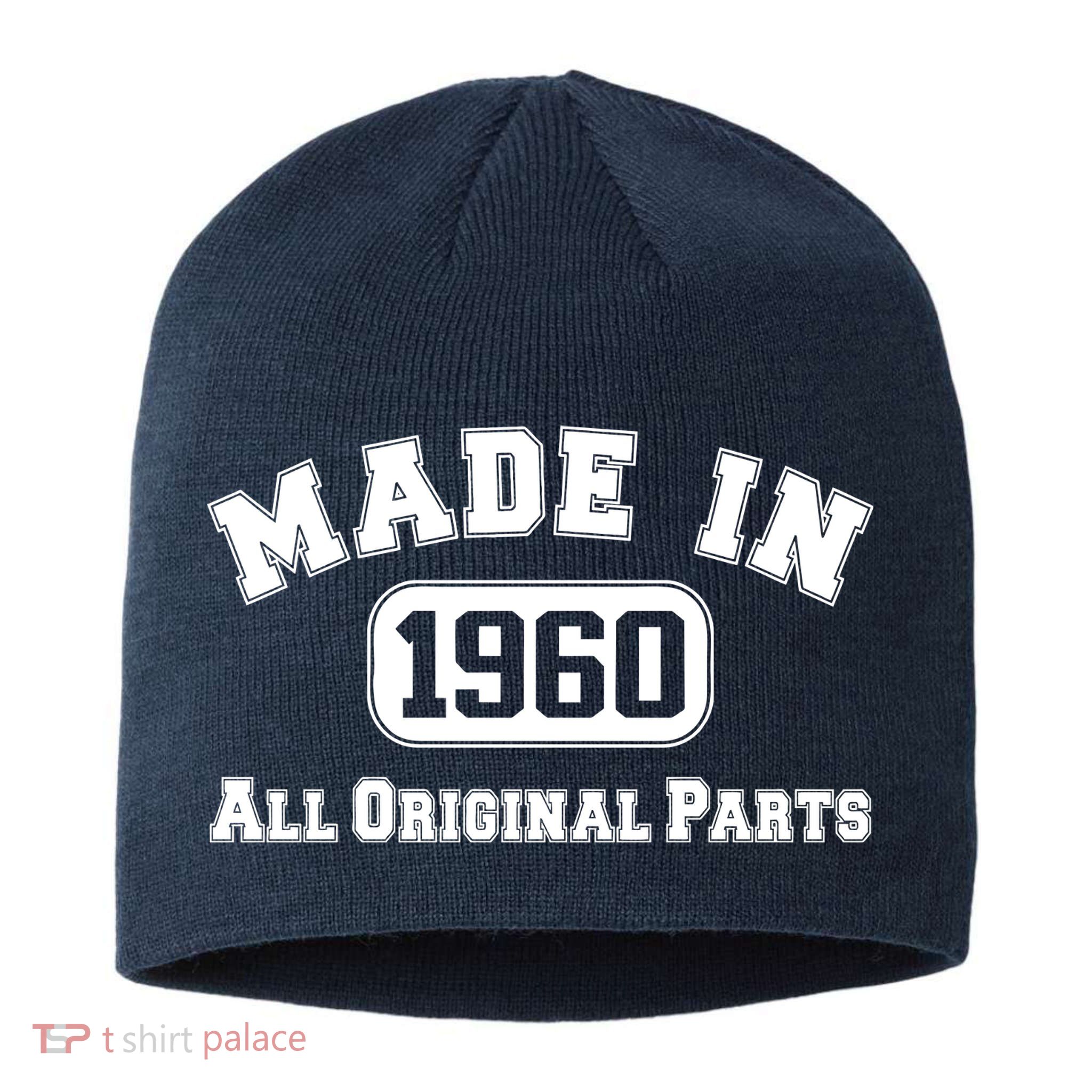 Made In 1960 All Original Parts Sustainable Beanie