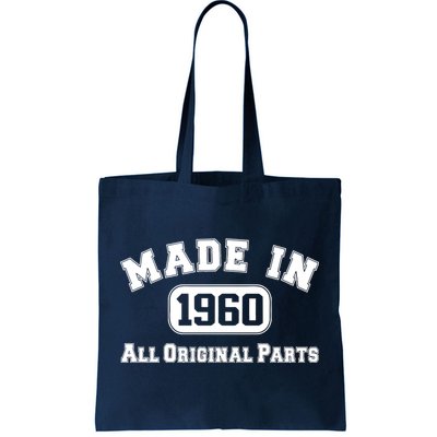 Made In 1960 All Original Parts Tote Bag