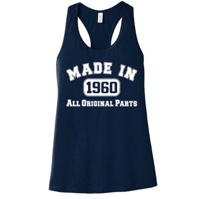 Made In 1960 All Original Parts Women's Racerback Tank