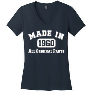 Made In 1960 All Original Parts Women's V-Neck T-Shirt