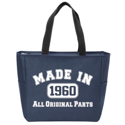 Made In 1960 All Original Parts Zip Tote Bag