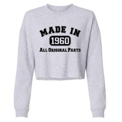 Made In 1960 All Original Parts Cropped Pullover Crew