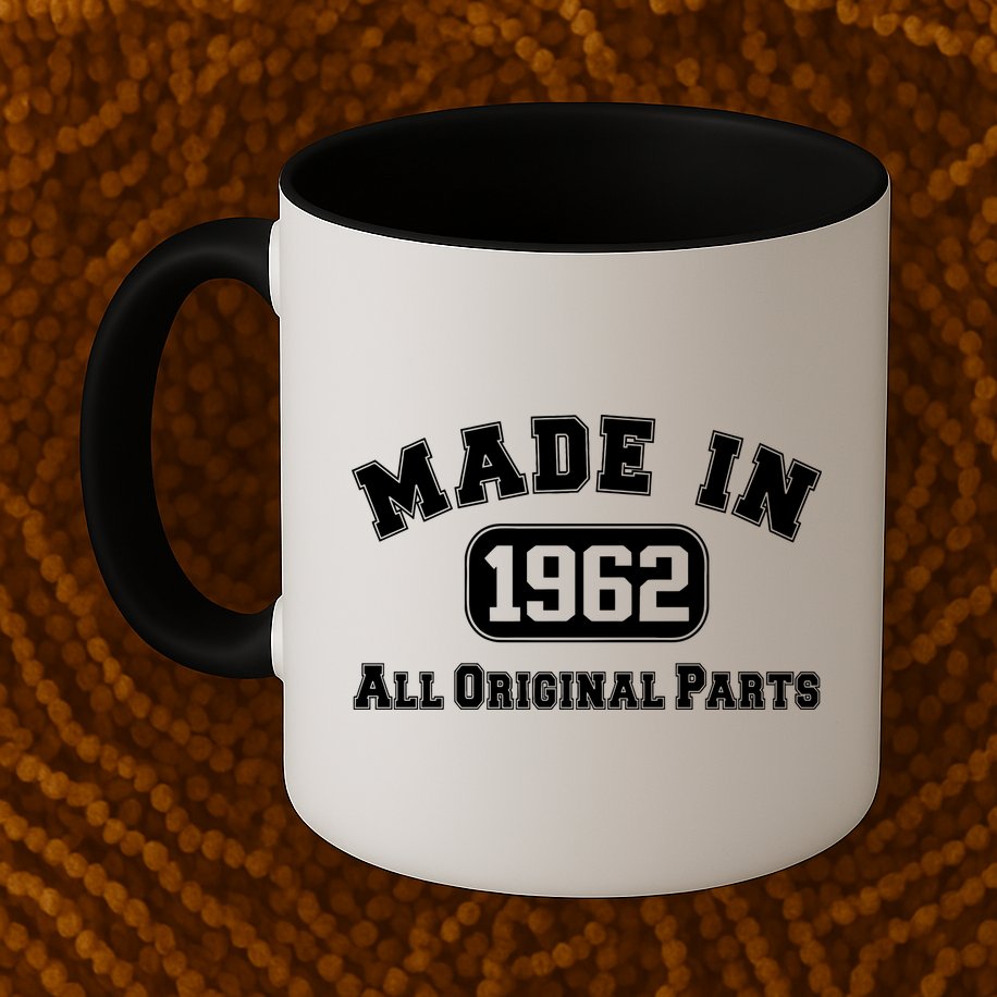 Made In 1962 All Original Parts Mug