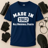Made In 1962 All Original Parts Cooling Performance Crew T-Shirt