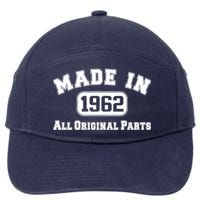 Made In 1962 All Original Parts 7-Panel Snapback Hat