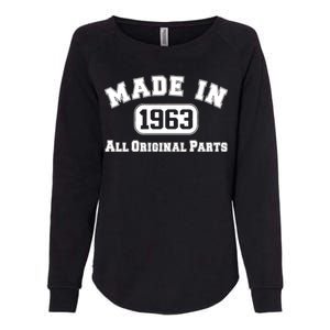 Made In 1963 All Original Parts Womens California Wash Sweatshirt