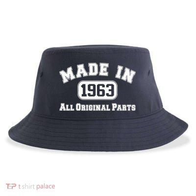 Made In 1963 All Original Parts Sustainable Bucket Hat