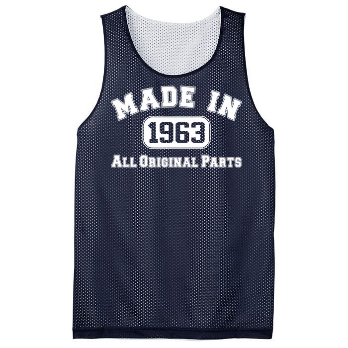 Made In 1963 All Original Parts Mesh Reversible Basketball Jersey Tank