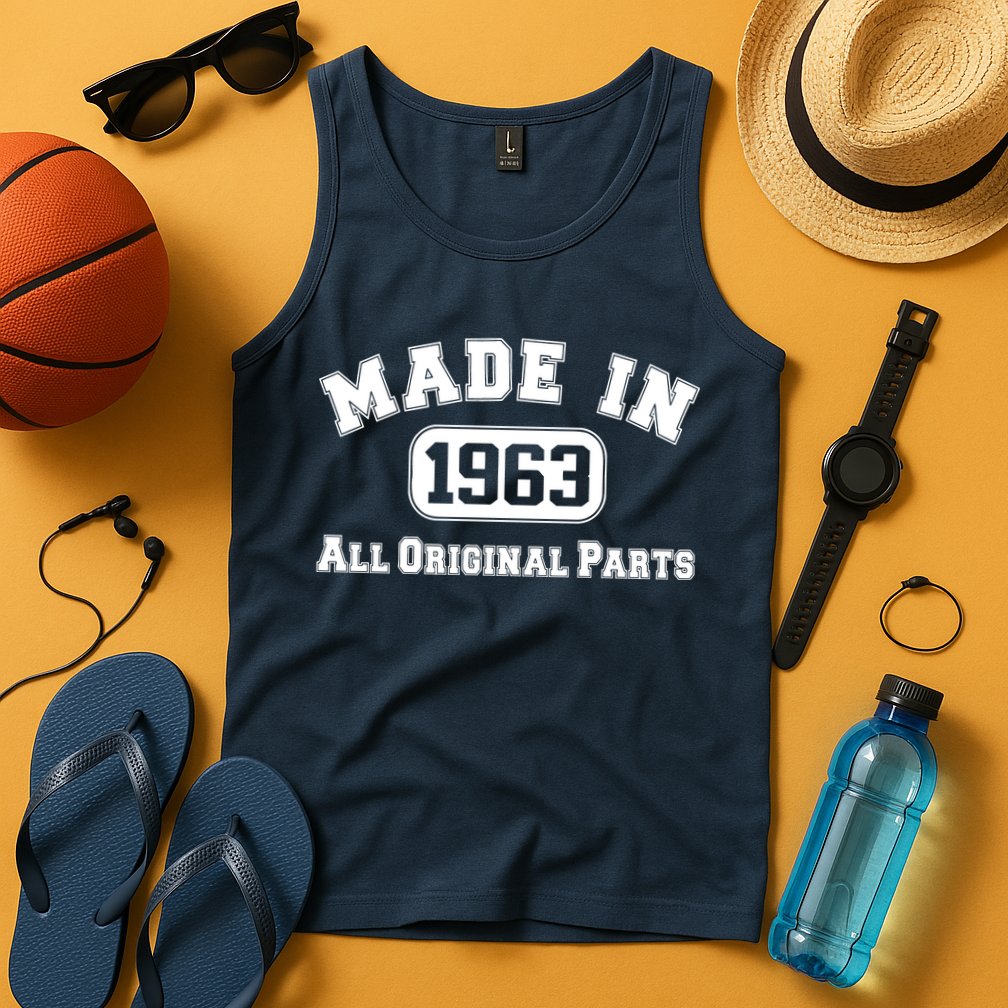 Made In 1963 All Original Parts Tank Top