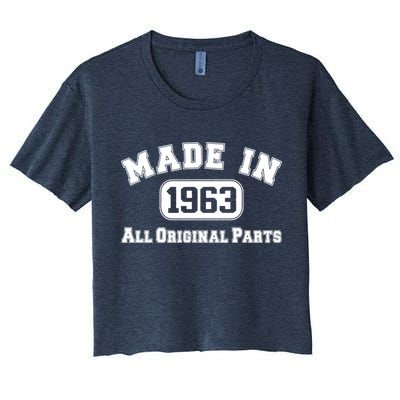 Made In 1963 All Original Parts Crop Top
