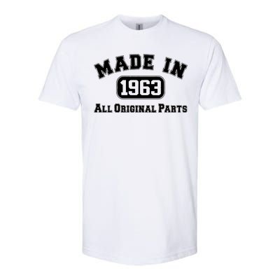 Made In 1963 All Original Parts Softstyle CVC T-Shirt