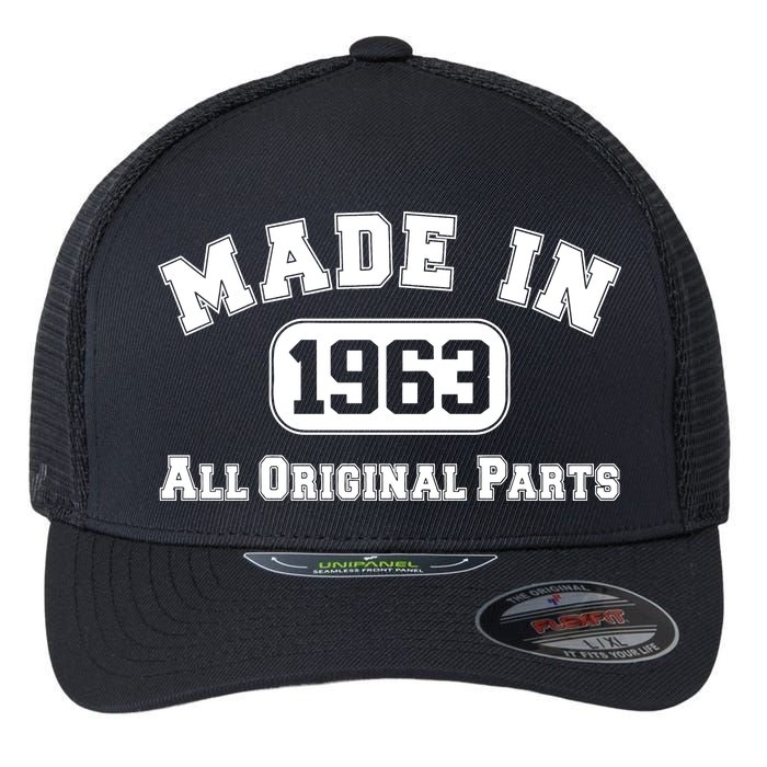 Made In 1963 All Original Parts1 Flexfit Unipanel Trucker Cap