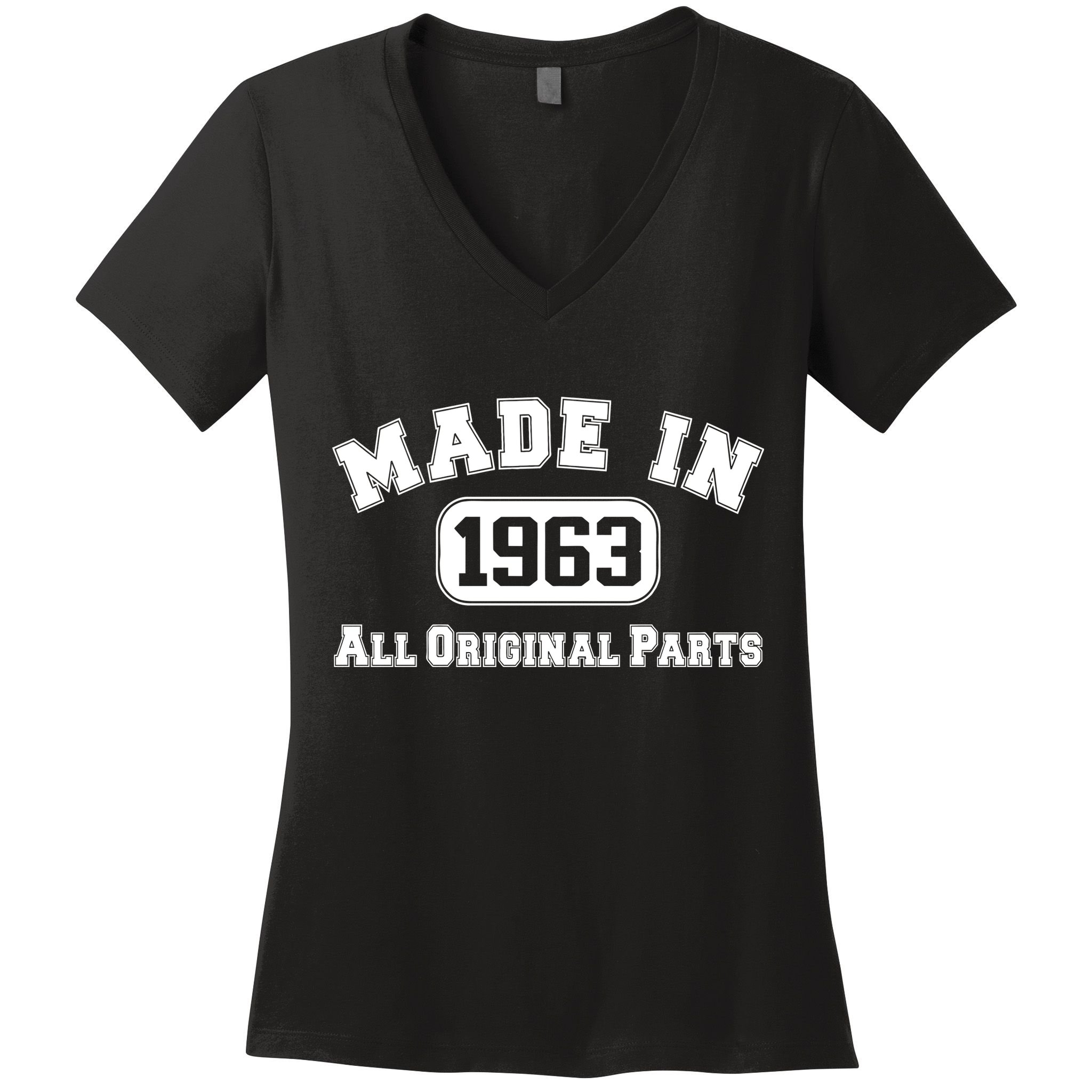 Made In 1963 All Original Parts1 Women's V-Neck T-Shirt