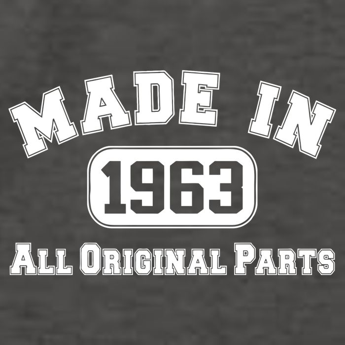 Made In 1963 All Original Parts1 Vector Backpack