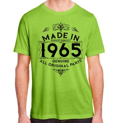 Made In 1965 Aged To Perfection Vintage Bithday Adult ChromaSoft Performance T-Shirt