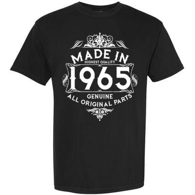 Made In 1965 Aged To Perfection Vintage Bithday Garment-Dyed Heavyweight T-Shirt