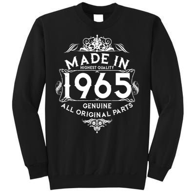 Made In 1965 Aged To Perfection Vintage Bithday Sweatshirt