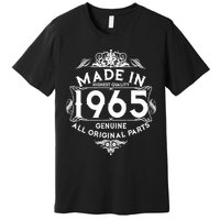 Made In 1965 Aged To Perfection Vintage Bithday Premium T-Shirt