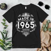 Made In 1965 Aged To Perfection Vintage Bithday Premium T-Shirt