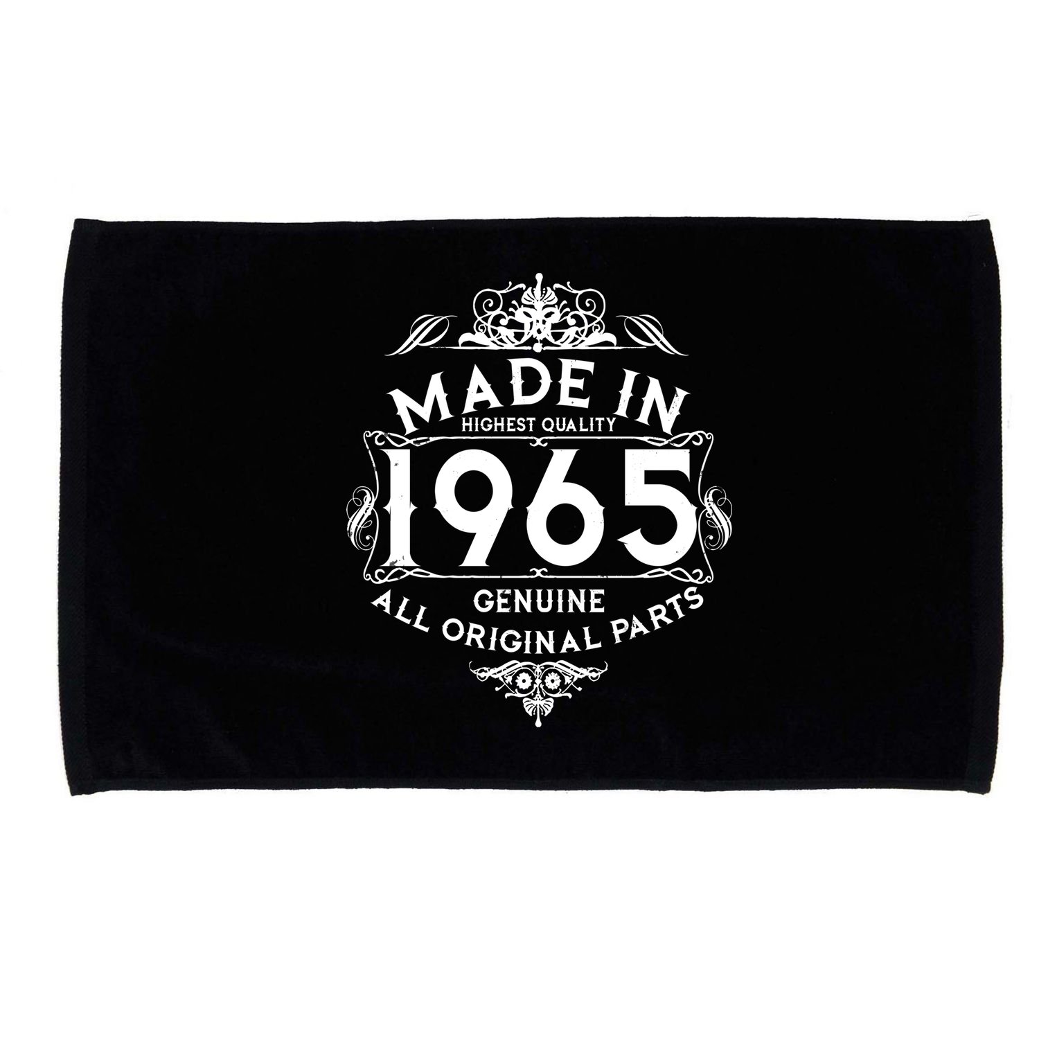 Made In 1965 Aged To Perfection Vintage Bithday Microfiber Hand Towel
