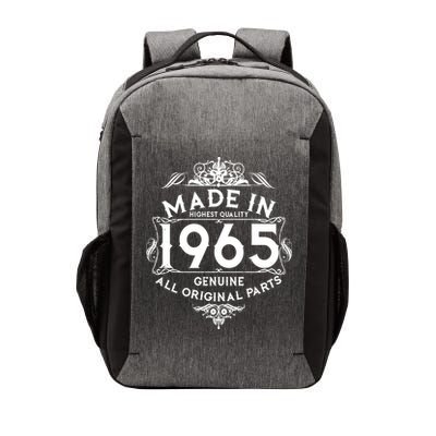 Made In 1965 Aged To Perfection Vintage Bithday Vector Backpack