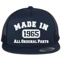 Made In 1965 All Original Parts Flat Bill Trucker Hat