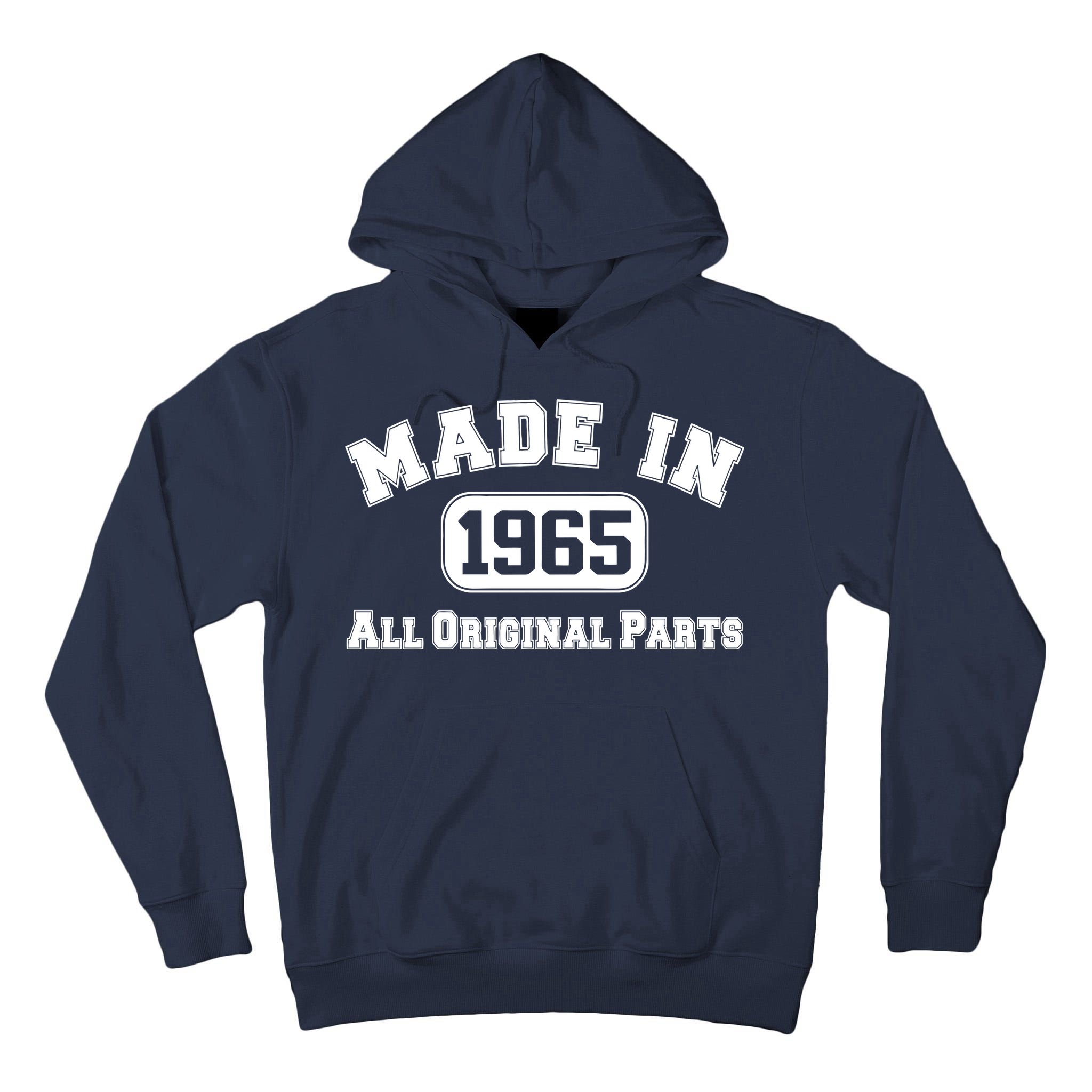 Made In 1965 All Original Parts Tall Hoodie