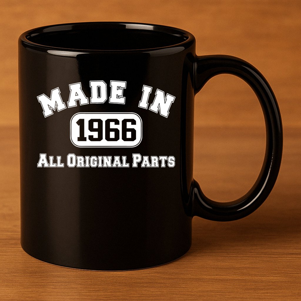Made In 1966 All Original Parts 11oz C Handle Ceramic Mug