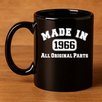 Made In 1966 All Original Parts 11oz C Handle Ceramic Mug