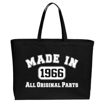 Made In 1966 All Original Parts Cotton Canvas Jumbo Tote