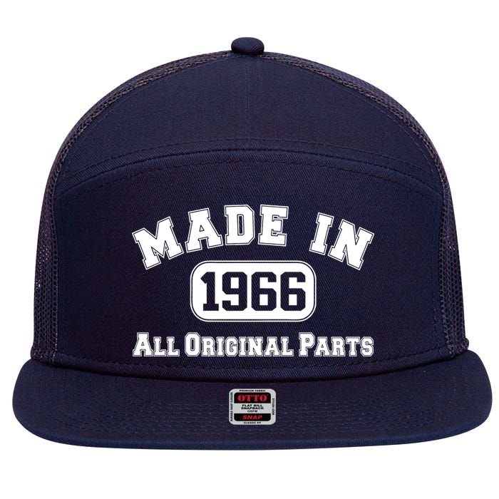 Made In 1966 All Original Parts 7 Panel Mesh Trucker Snapback Hat