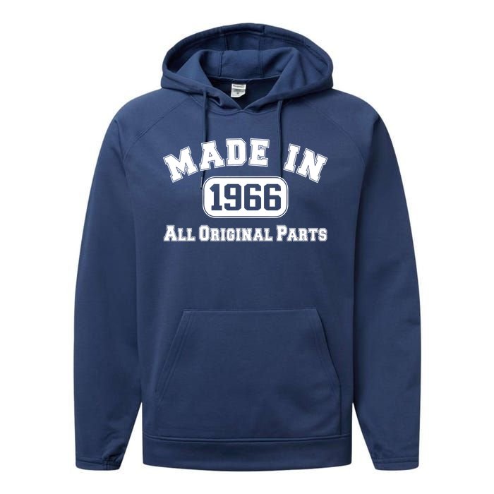 Made In 1966 All Original Parts Performance Fleece Hoodie