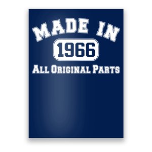 Made In 1966 All Original Parts Poster