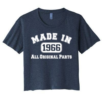 Made In 1966 All Original Parts Women's Crop Top Tee